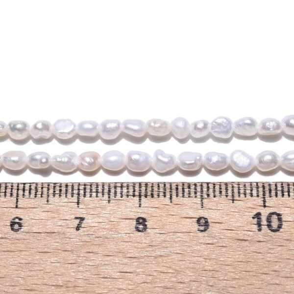 Tira perlas barrocas de agua dulce 3-4mm (18cm)