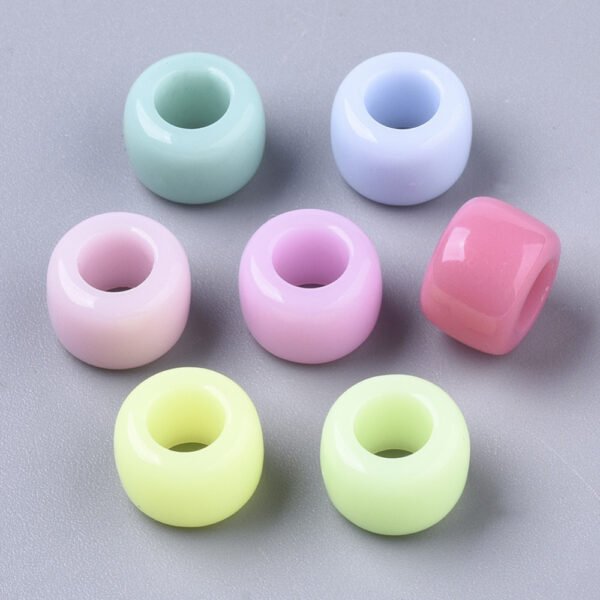Barriles de colores de plastico 8,5 x 6mm por 50 gramos - Imagen 2