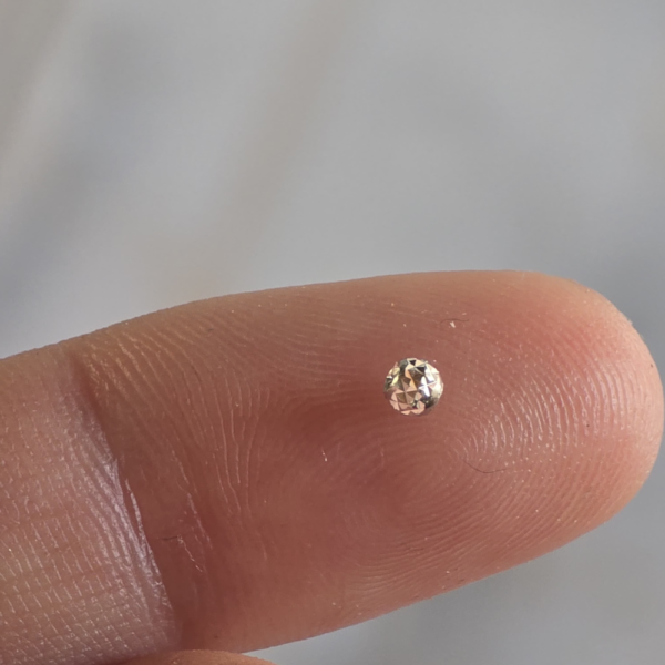 Bolitas facetadas 2,5mm plata 925 (50 unidades) - Imagen 2