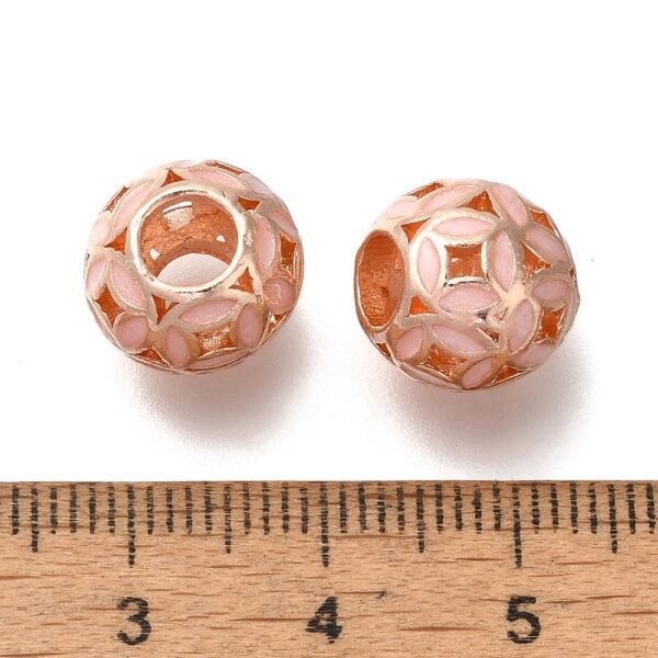 Cuenta pandora gold rose calada